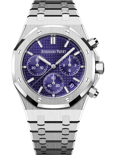 Audemars Piguet Royal Oak Purple Dial White Gold Chronograph