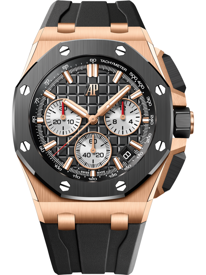 Audemars Piguet Royal Oak Offshore Selfwinding Chronograph 18K Rose Gold Ceramic Men s Watc 26420RO.OO.A002CA.01