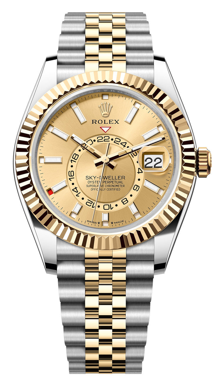 Rolex Sky-Dweller 326933 Champagne Dial | Jubilee Bracelet | Unworn Complete Set