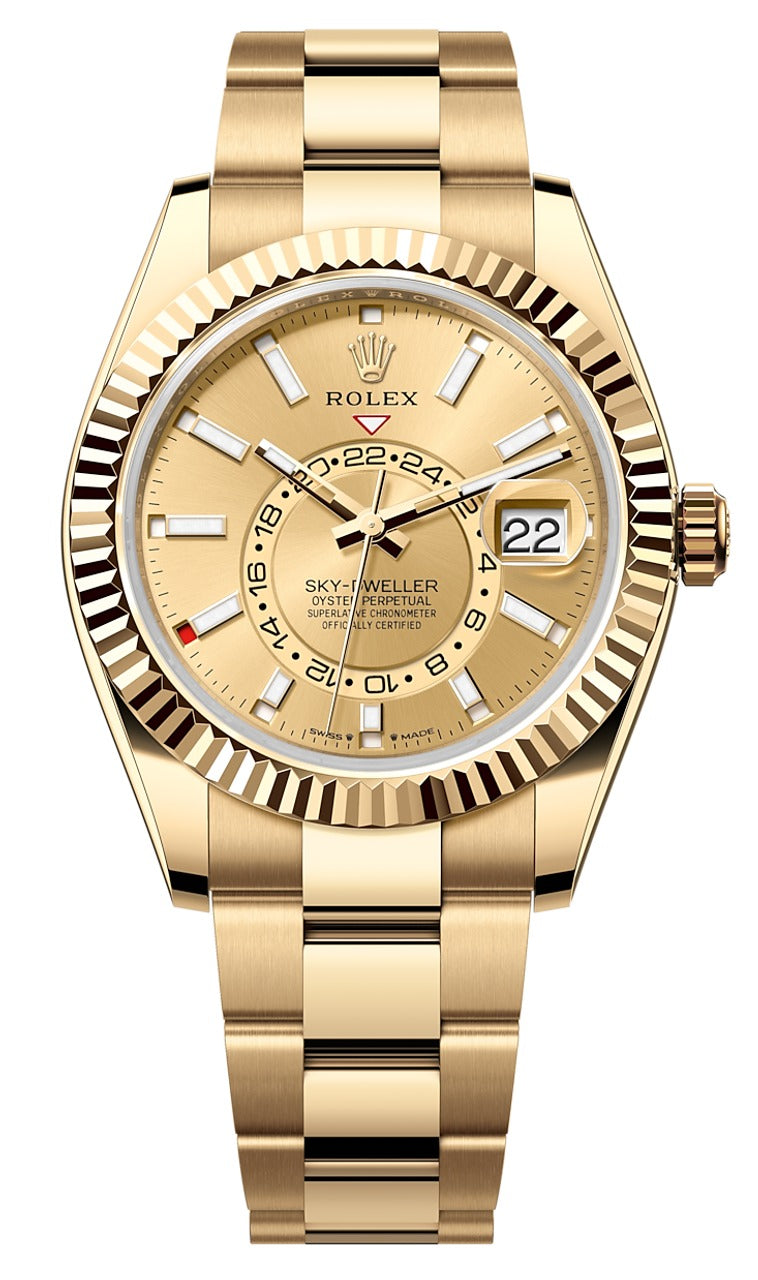 Rolex Sky-Dweller 336938 Oyster Perpetual | 42mm Champagne  | Unworn Complete Box & Papers
