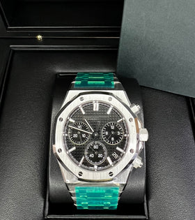Audemars Piguet Royal Oak Selfwinding Chronograph Steel Black Dial 41mm Reference 26240ST.OO.1320ST.06