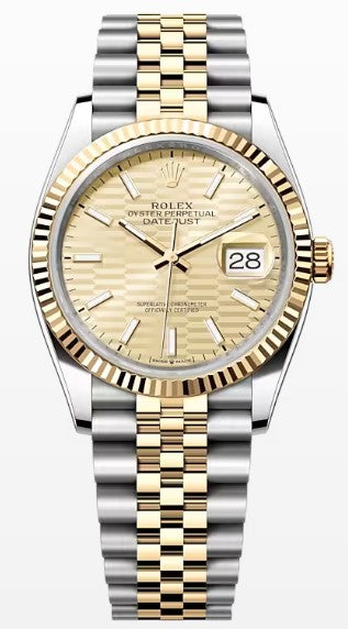 Rolex Oyster Perpetual Datejust 36 Oystersteel and yellow gold 126233