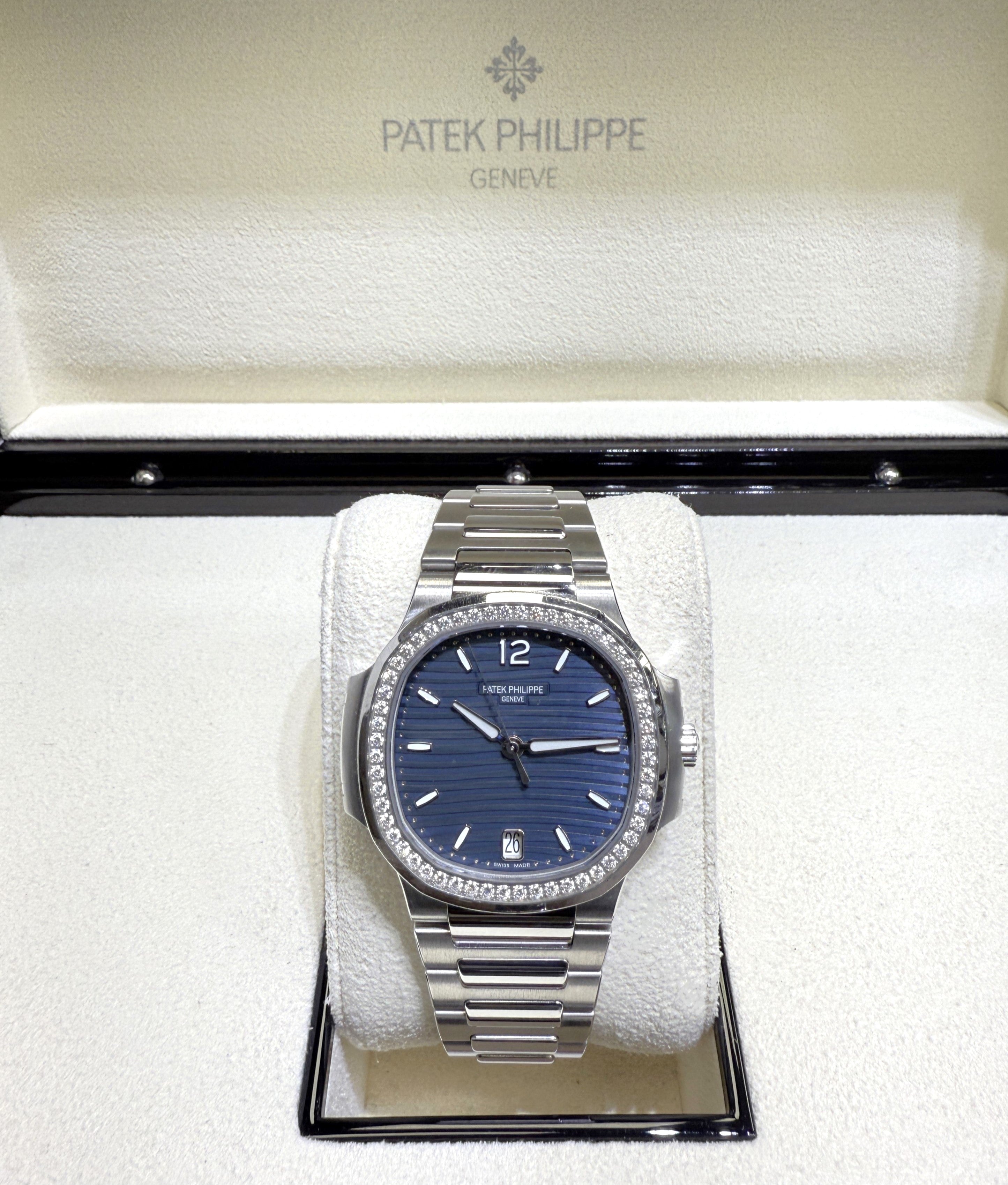 Patek Philippe Nautilus 7118/1200A-001 – Diamond-Set Steel Ladies Watch