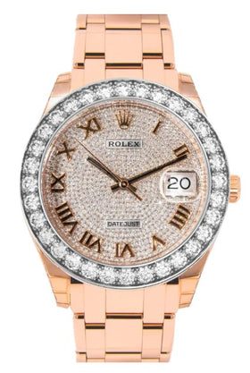 Rolex Datejust Pearlmaster 39 Diamond Paved Dial 86285