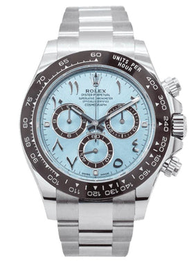 Rolex Daytona Platinum Ice Blue Dial Hindi Numerals 116506