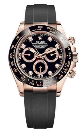 Rolex Daytona Rose Gold Black Diamond Dial 116515LN