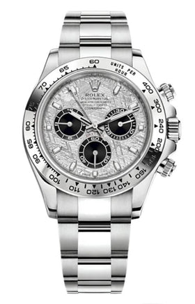 Rolex Daytona White Gold Meteorite & Black Dial 116509