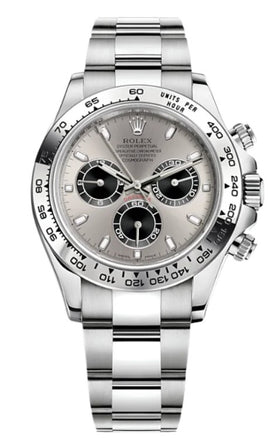 Rolex Daytona White Gold Steel & Black Dial 116509