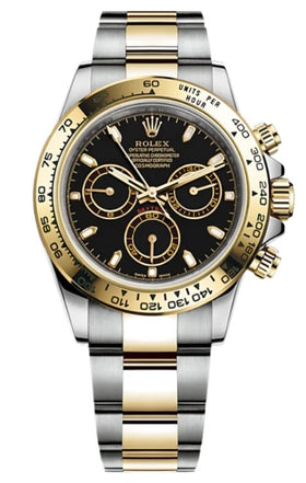 Rolex Daytona Yellow Gold & Steel Black Dial 116503