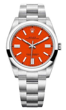 Rolex Oyster Perpetual 31 Stainless Steel Red Dial 277200