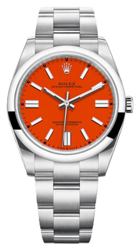 Rolex Oyster Perpetual 36 Coral Red Dial 126000
