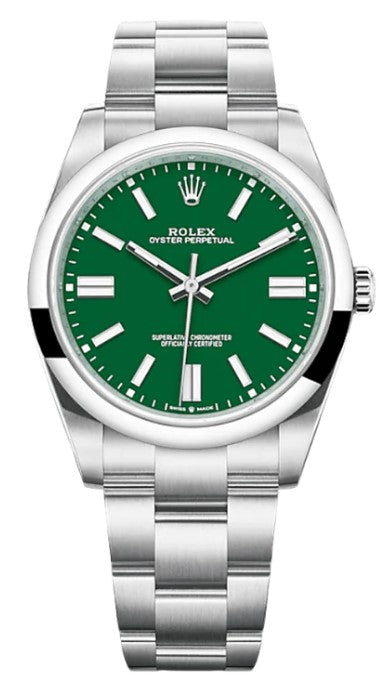 Rolex Oyster Perpetual 36mm Green Dial 126000