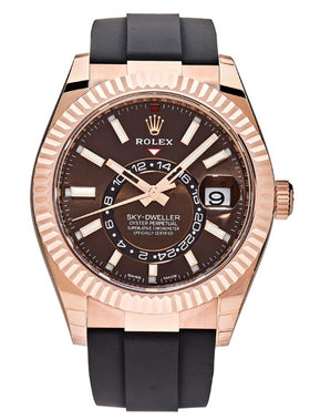 Rolex Sky-Dweller Rose Gold Brown Dial 326235