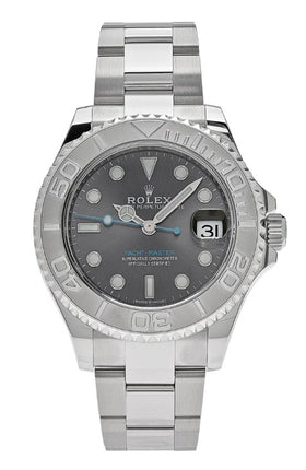 Rolex Yacht-Master 37 Steel & Platinum Rhodium Dial 268622 2021