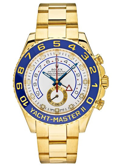 Rolex Yacht-Master II Yellow Gold White Dial 116688 (2012)