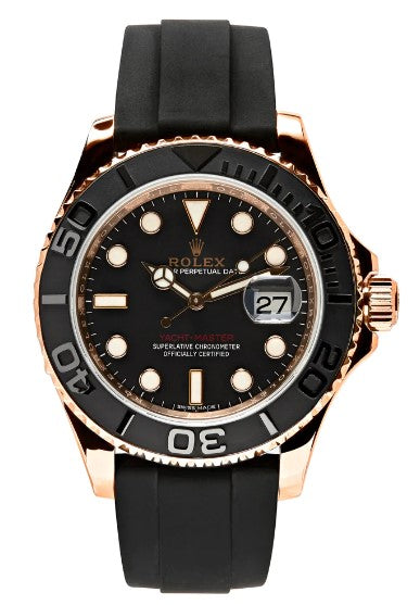 Rolex Yacht Master 40 Rose Gold Black Dial 116655
