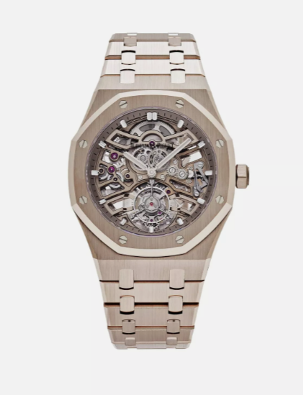 Audemars Piguet Royal Oak 26735SG.OO.1320SG.01 Selfwinding Flying Tourbillon Openworked Sand Gold