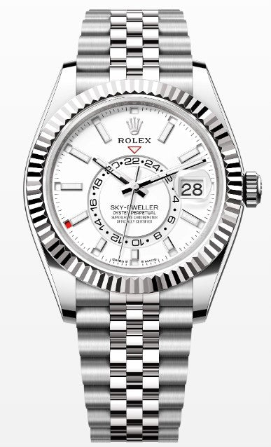 Rolex Sky-Dweller 336934 Jubilee Bracelet | 42mm White | Unworn Complete Set Box & Papers
