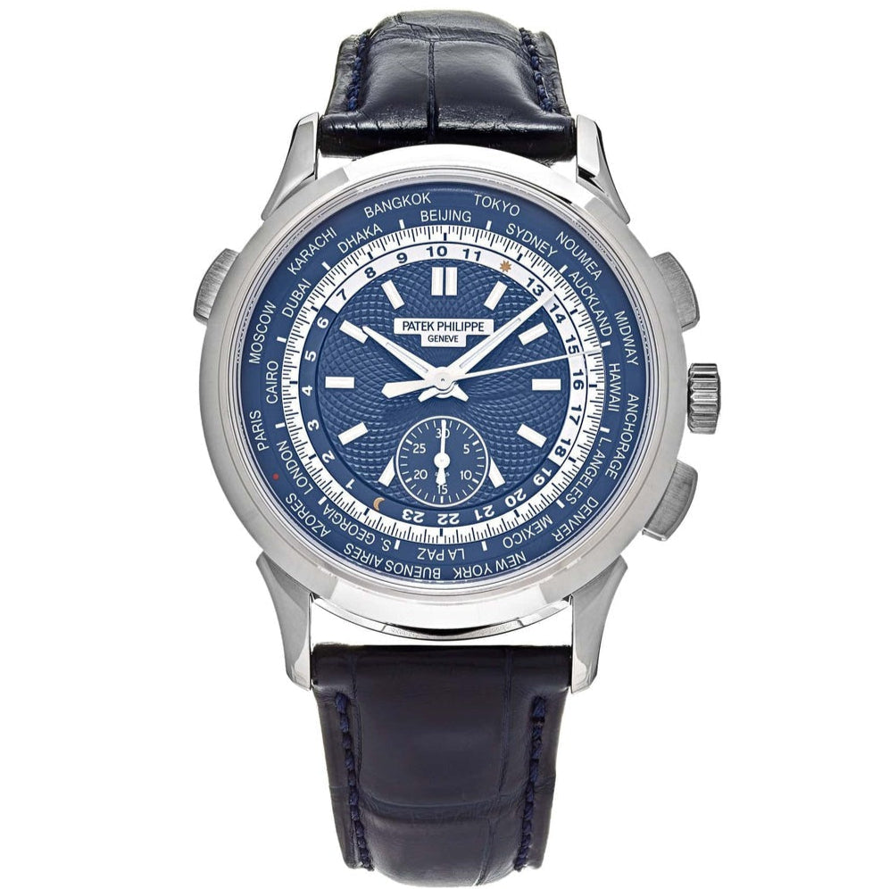 Patek Philippe 5930G-010 World Time Flyback Chronograph White Gold