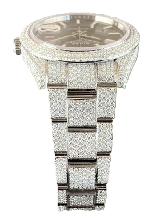 Rolex yachtmaster 2025 2 iced out