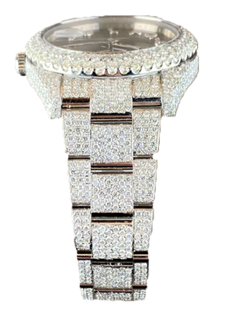 Diamond hot sale rolex arabic