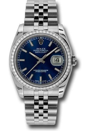 Rolex Oyster Perpetual Datejust 36 Watch 116244 blij