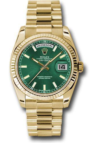 Rolex Day-Date 36mm Watch 118238 grip
