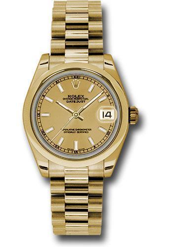 Rolex Datejust 31mm Watch 178248 chip