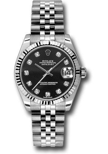 Rolex Datejust 31mm Watch 178274 bkdj Sky Diamonds