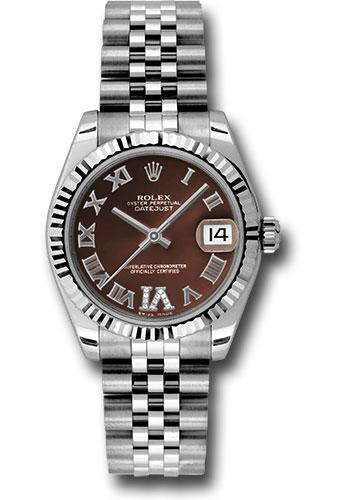 Rolex Datejust 31mm Watch 178274 brdrj
