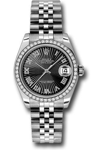 Rolex Datejust 31mm Watch 178384bksbrj