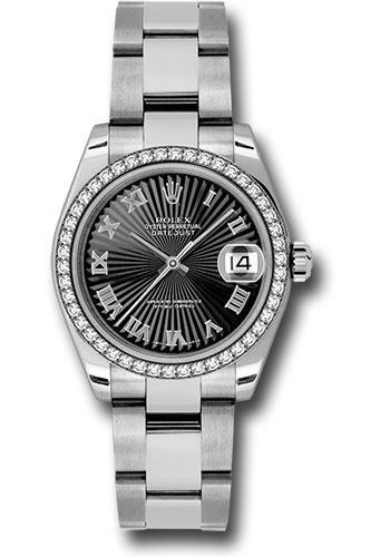Rolex Datejust 31mm Watch 178384bksbro