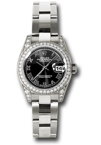 Rolex Lady Datejust 26mm Watch 179159 bkro