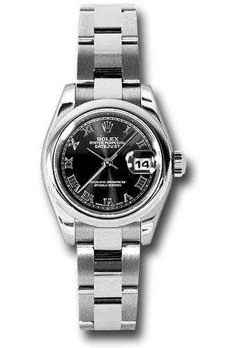 Rolex Lady Datejust 26mm Watch 179160 bkro