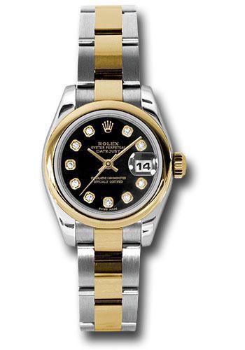 Rolex Lady Datejust 26mm Watch 179163 bkdo