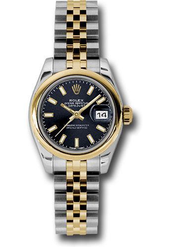 Rolex Lady Datejust 26mm Watch 179163 bksj