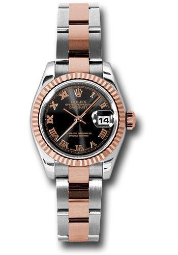 Rolex Lady Datejust 26mm Watch 179171 bkro