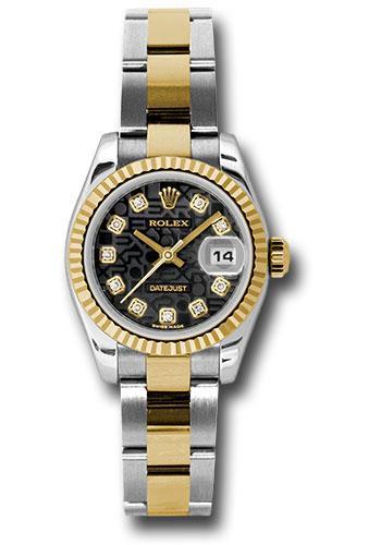 Rolex Lady Datejust 26mm Watch 179173 bkjdo