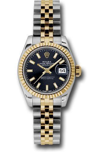 Rolex Lady Datejust 26mm Watch 179173 bksj