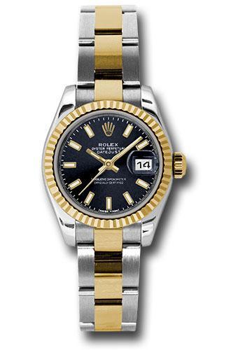 Rolex Lady Datejust 26mm Watch 179173 bkso