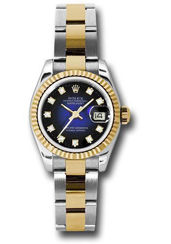 Rolex Lady Datejust 26mm Watch 179173 blvdo