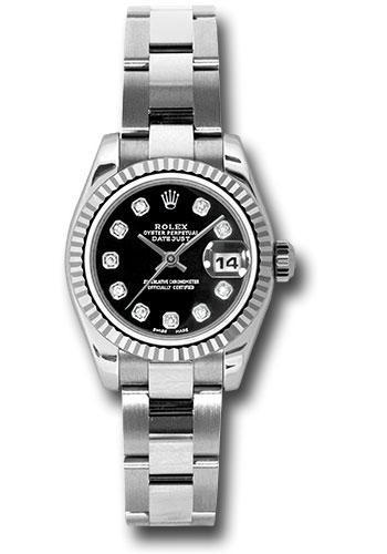 Rolex Lady Datejust 26mm Watch 179174 bkdo