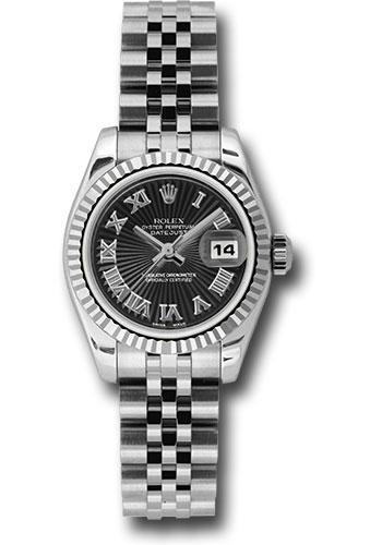 Rolex Lady Datejust 26mm Watch 179174 bksbrj