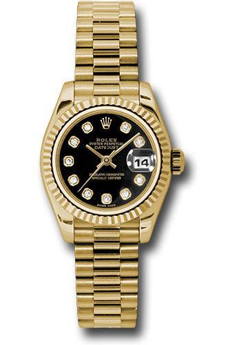 Rolex Lady Datejust 26mm Watch 179178 bkdp