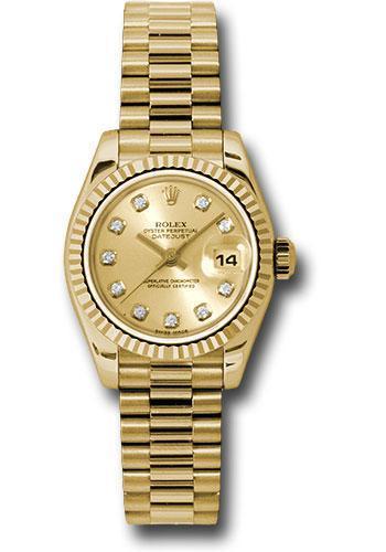 Rolex Lady Datejust 26mm Watch 179178 bldp