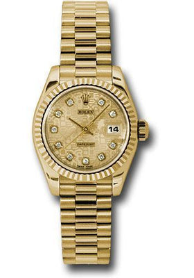 Rolex Lady Datejust 26mm Watch 179178 chjdp