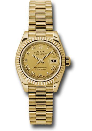 Rolex Lady Datejust 26mm Watch 179178 chrp