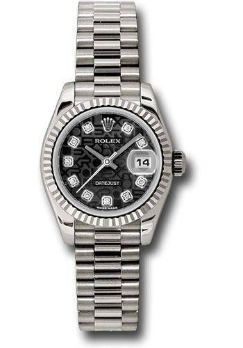 Rolex Lady Datejust 26mm Watch 179179 bkjdp