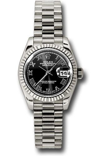 Rolex Lady Datejust 26mm Watch 179179 bkrp