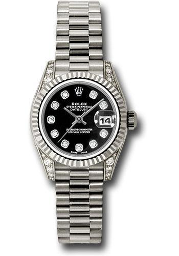 Rolex Lady Datejust 26mm Watch 179239 bkdp